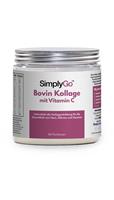 Simply Supplements Bovin Kollagenpulver mit Vitamin C - 200 g Pulver