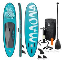 Ecd Germany Stand Up Paddle Surfboard 308 x 76 x 10 cm Turquoise Maona