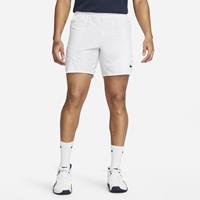Nike Court Dri-FIT Advantage Tennisshorts voor heren (18 cm) - Wit