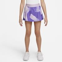 Nike Court Dri-FIT Victory Tennisrok met print voor meisjes - Paars