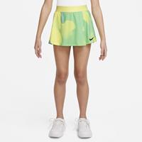 Nike Court Dri-FIT Victory Tennisrok met print voor meisjes - Geel