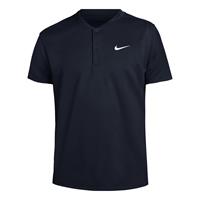 nike Court Dri-Fit Blade Solid Polo Herren - Dunkelblau