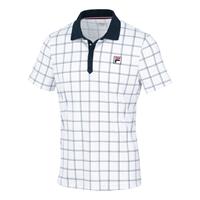 fila John Polo Herren - Weiß, Blau