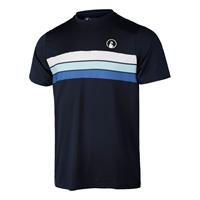 quietplease Ocean Block Stripe Receiver T-Shirt Herren - Blau