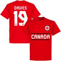 Retake Canada Davies 19 Team T-Shirt - Rood - Kinderen - 10 Years