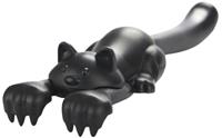 Balvi rugkrabber Curious Cat 22 cm ABS zwart