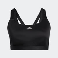 Adidas Plus - Training - Sport-bh met gespleten bandjes en hoge ondersteuning in zwart