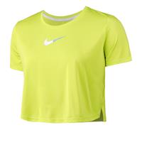 Nike Dri-Fit One Color-Blocked Standard-Fit Cropped T-Shirt