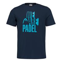 head Wap Bold T-Shirt Herren - Dunkelblau, Hellblau