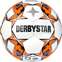 DERBYSTAR Brillant TT AG Trainingsfußball weiß/schwarz/orange