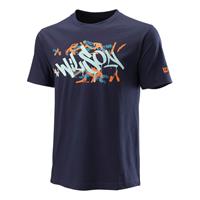 wilson Paris 2022 Tech T-Shirt Herren - Blau
