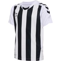 Hummel Voetbalshirt Core Striped - Wit/Zwart Kids