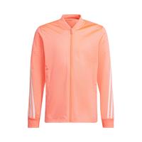 adidas 3 Stripes Polyester Trainingsanzug Mädchen - Pink, Weiß