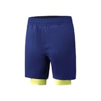 Lacoste Herren-Shorts Lacoste Sport - Blau / Neongelb / Weiß 