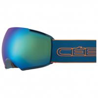 Cébé CEBE ICONE SKI | Ski-Sonnenbrille | Unisex | Fassung: Kunststoff Grün / Blau | Glasfarbe: Grau / Grün / Blau