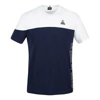 Herren Kurzarm-T-Shirt Le coq sportif Saison 2 Nº1 Dunkelblau (Größe: L)