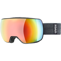 Uvex compact FM Ski- und Snowboardbrille black mat - mirror rainbow,schwarz