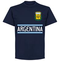 Retake Argentinië Team T-Shirt - Navy - Kinderen - 10 Years