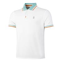 nike Dri-Fit Heritage Slim 2 Polo Herren - Weiß, Türkis