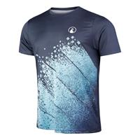 quietplease Ocean Splash Receiver T-Shirt Herren - Blau