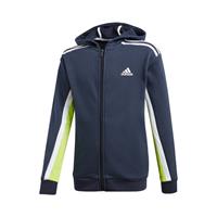 adidas Bold Sweatjacke Jungen - Dunkelblau, Weiß