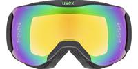 Uvex Downhill 2100 CV Skibrille Farbe: 2630 black mat, mirror green/colorvision orange S2))