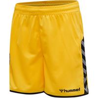 Hummel Shorts Authentic Poly - Geel/Zwart Kids