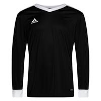 Adidas Voetbalshirt Tabela 18 - Zwart/Wit Lange Mouwen Kinderen