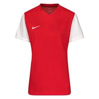 Nike Voetbalshirt Tiempo Premier II - Rood/Wit Dames