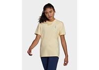 adidas Schweden Travel T-Shirt - Damen, Easy Yellow / Shock Cyan / Team Navy