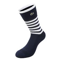 Lacoste Herren-Socken mit Streifen French Open Edition - Navy Blau / Weiß 