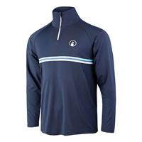 Quiet Please Ocean Big Serve 1/4 Zip Longsleeve Herren