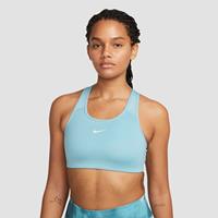 Nike Swoosh Sportbeha - Blauw/Wit Dames