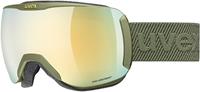 Uvex Downhill 2100 CV Skibrille Farbe: 8030 croco mat, mirror gold/colorvision green S2))