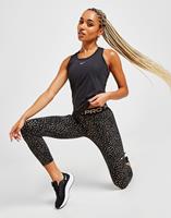 Nike Pro Dri-FIT verkürzte Trainings-Leggings mit mittelhohem Bund und Print für Damen - Damen, Black/Hemp/White