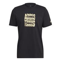 adidas Wimbledon Graphic T-Shirt Herren - Schwarz