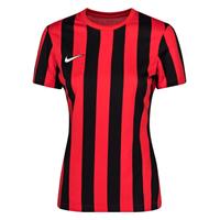 Nike Voetbalshirt Dri-FIT Striped Division IV - Rood/Zwart/Wit Dames