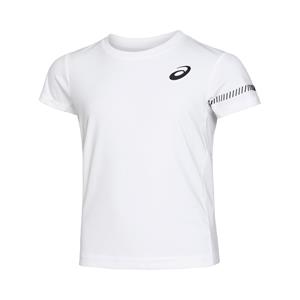 asics T-Shirt Jungen - Weiß