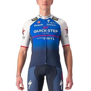 Castelli QUICK-STEP ALPHA VINYL Shirt met korte mouwen 2022 fietsshirt met korte mouwen,