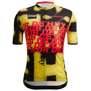 Santini Shirt met korte mouwen La Flèche Wallonne 2022 fietsshirt met korte mouw