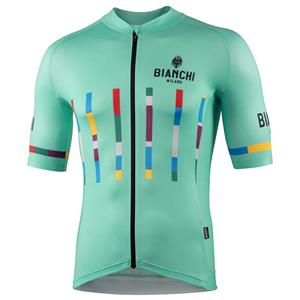 Bianchi Milano Shirt met korte mouwen Fanaco fietsshirt met korte mouwen, voor h