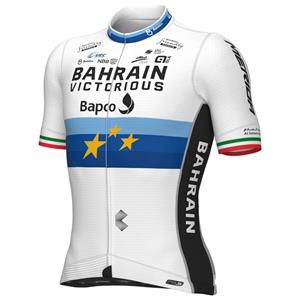 Alé BAHRAIN - VICTORIOUS Shirt met korte mouwen PR-S Europese kampioen 2022, voor he