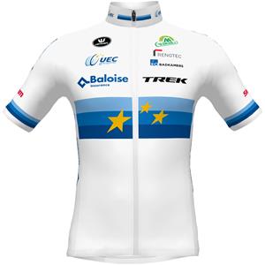 Vermarc TREK BALOISE LION fietsshirt met korte mouwen Europees kampioen 2022, voor heren