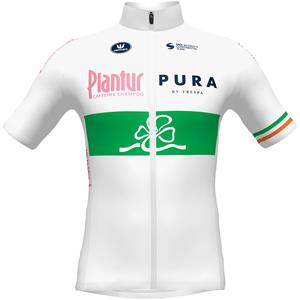 Vermarc PLANTUR-PURA fietsshirt met korte mouwen Ierse kampioen 2022, voor heren, Maat 2