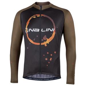 Nalini Shirt met lange mouwen Coffee fietsshirt met lange mouwen, voor heren, Ma