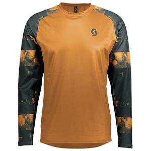Scott Trail Storm L/SL Shirt | M | copper orange/tree green