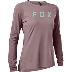 Fox Racing Women's Flexair Pro Long Sleeve Jersey SS22 - Plum Purple}