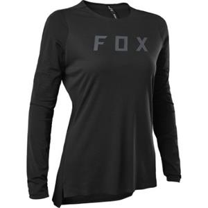 Fox Racing Women's Flexair Pro Long Sleeve Jersey SS22 - Schwarz}
