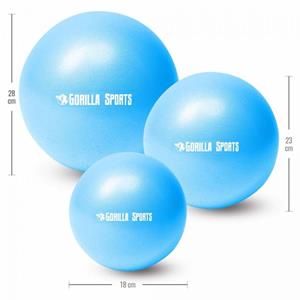 Gorilla Sports Mini pilates bal 18 cm Blauw