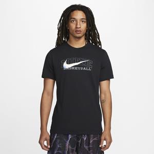 Nike Performance, Herren Basketballshirt Dri-Fit Swoosh in schwarz, Sportbekleidung für Herren